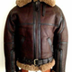 Illustration for article titled 2019 Winter Mens Aviator RAF Red Shaded Flying Real Fur Leather Jacket – 2019 New Winter Arrival at The Fit Jackets!